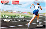 Staples Give A Dollar